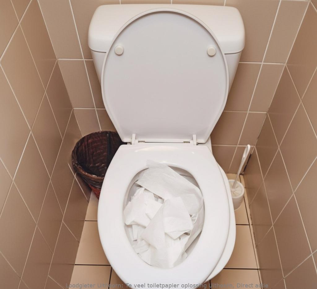 Te veel toiletpapier oplossing Uithoorn, Direct actie