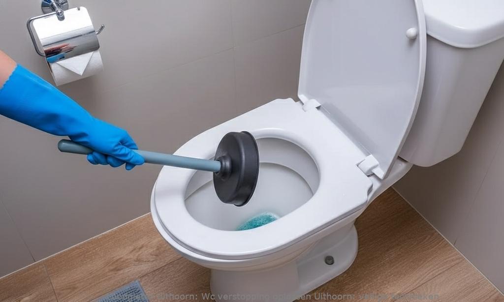 Wc verstopping oplossen Uithoorn: veilige technieken